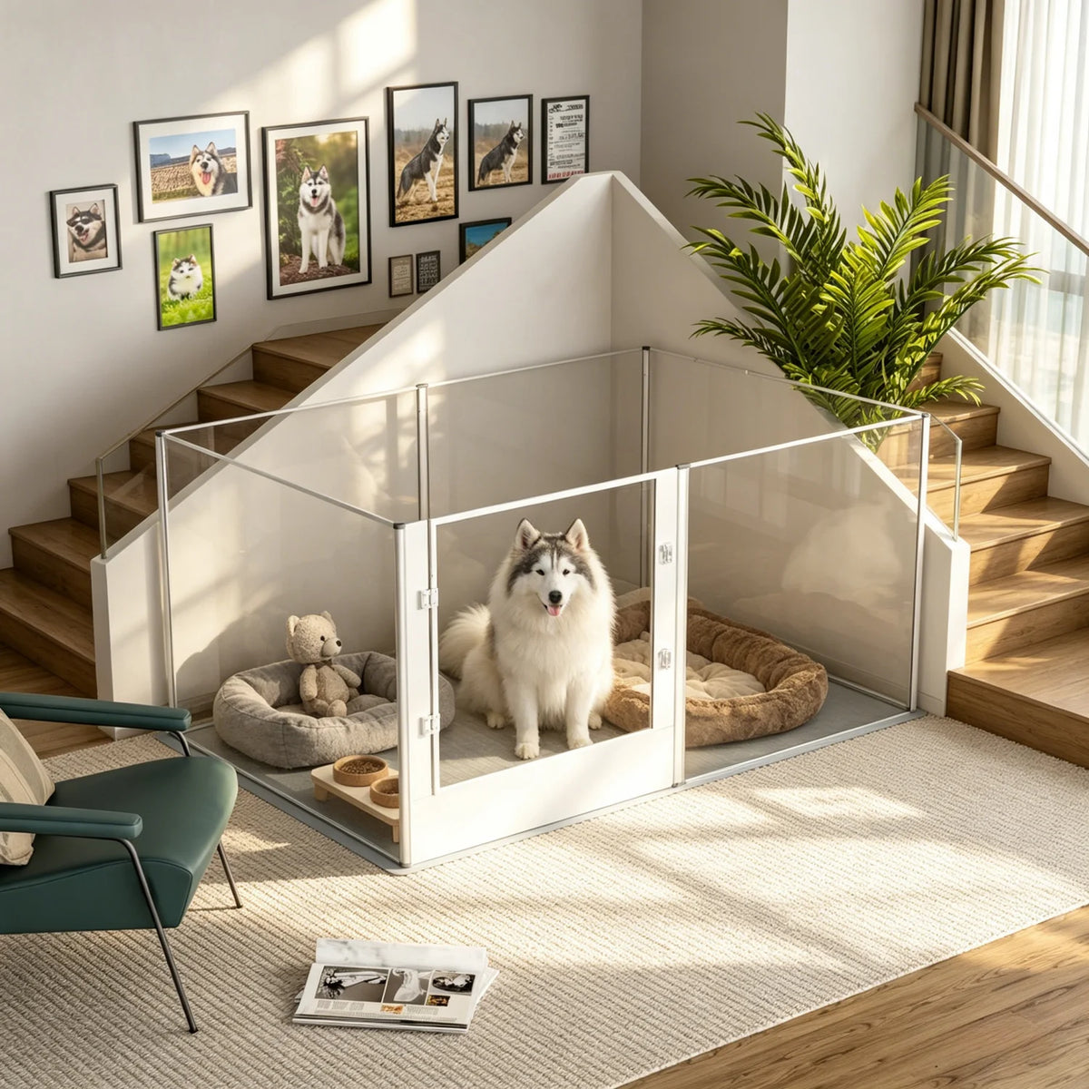 Large Acrylic Dog Playpen