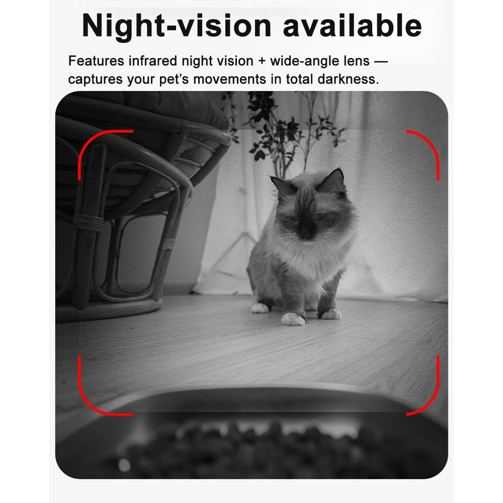 Automatic Cat Feeder With HD Camera