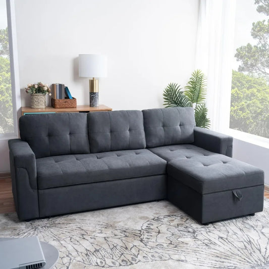 Reversible Sleeper Sectional Sofa