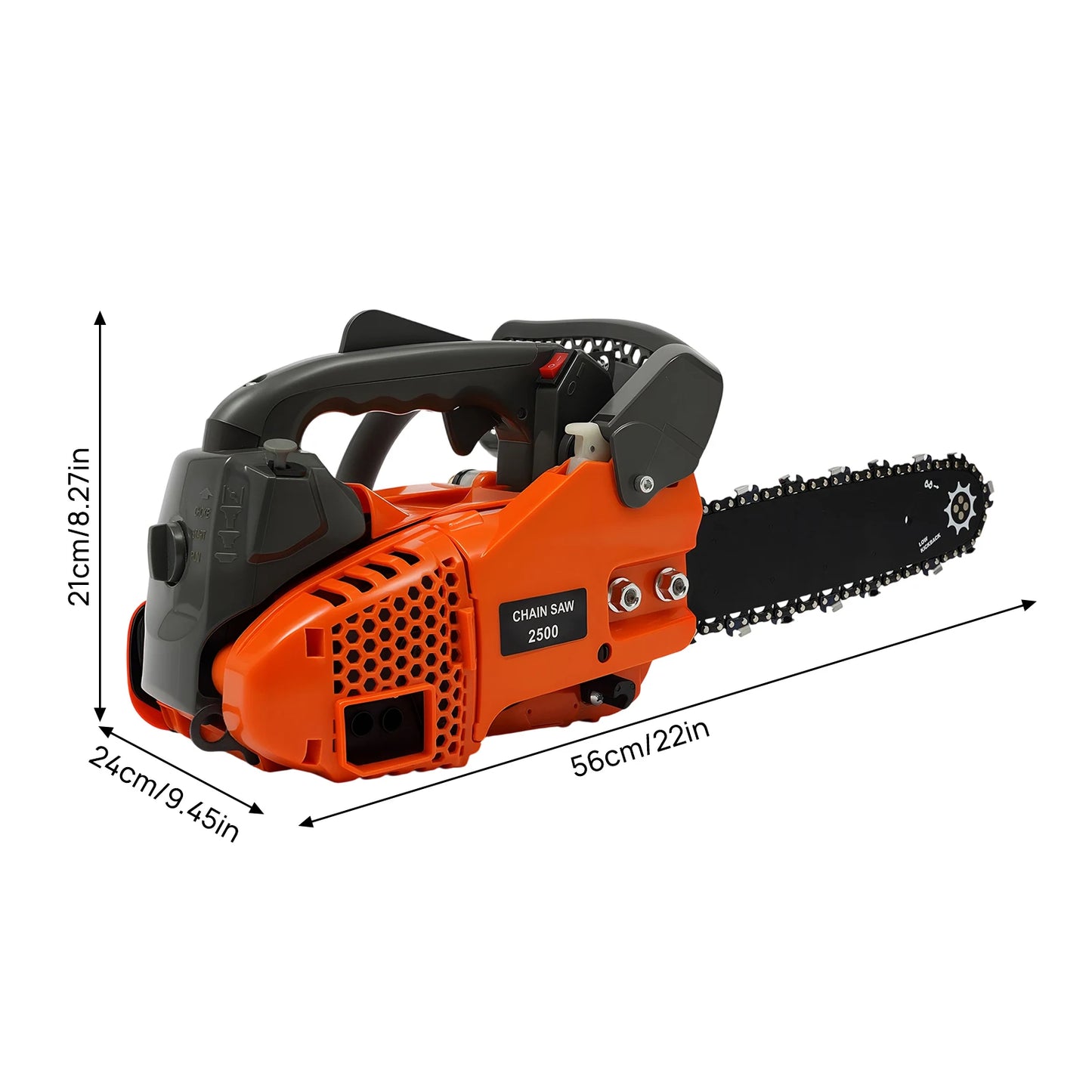 25.4cc 2-Cycle Gas Powered Chainsaw 11.8-inch