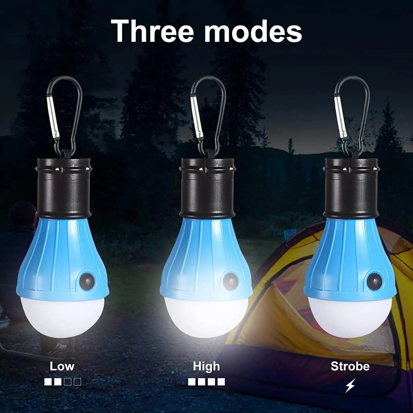 LED Camping Lantern with Clip Hook