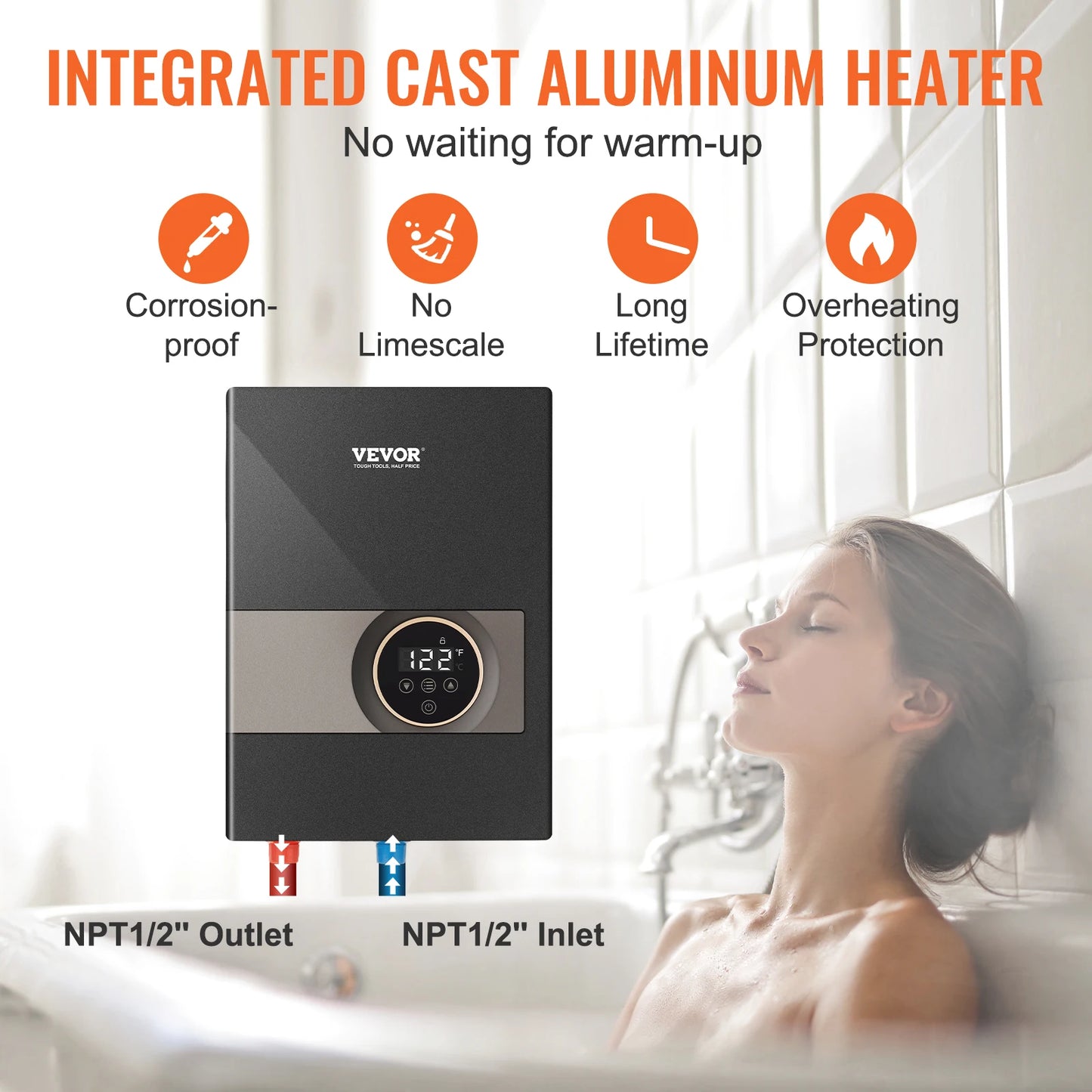 8/13.8/18kw On Demand Electric  Water Heater