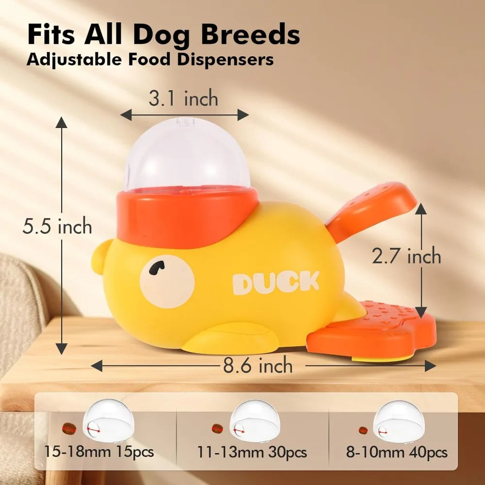 Duck-Shaped Food Puzzle Toy