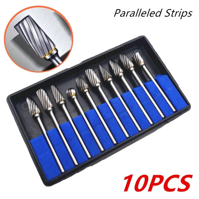 10pcs Carbide Burr Set,