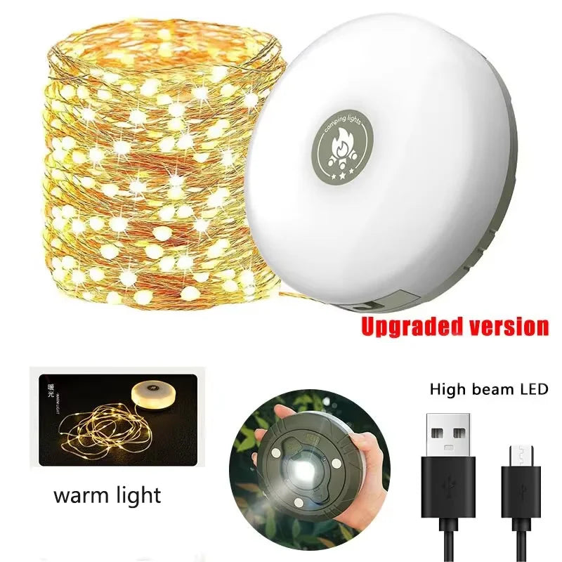 Outdoor Camping Light USB Rechargeable