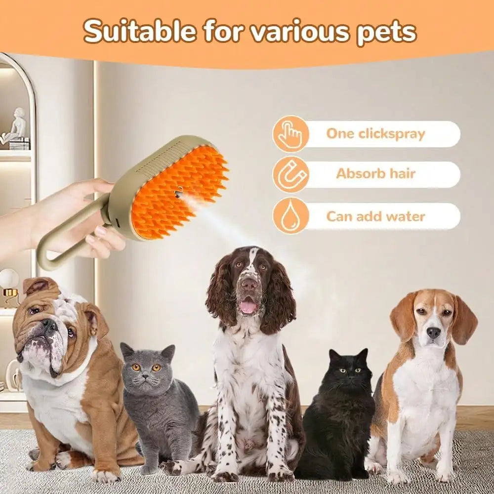 Steam Brush For Pets