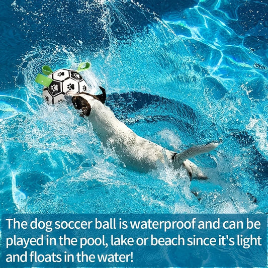 Dog Soccer Toy with grip Ring