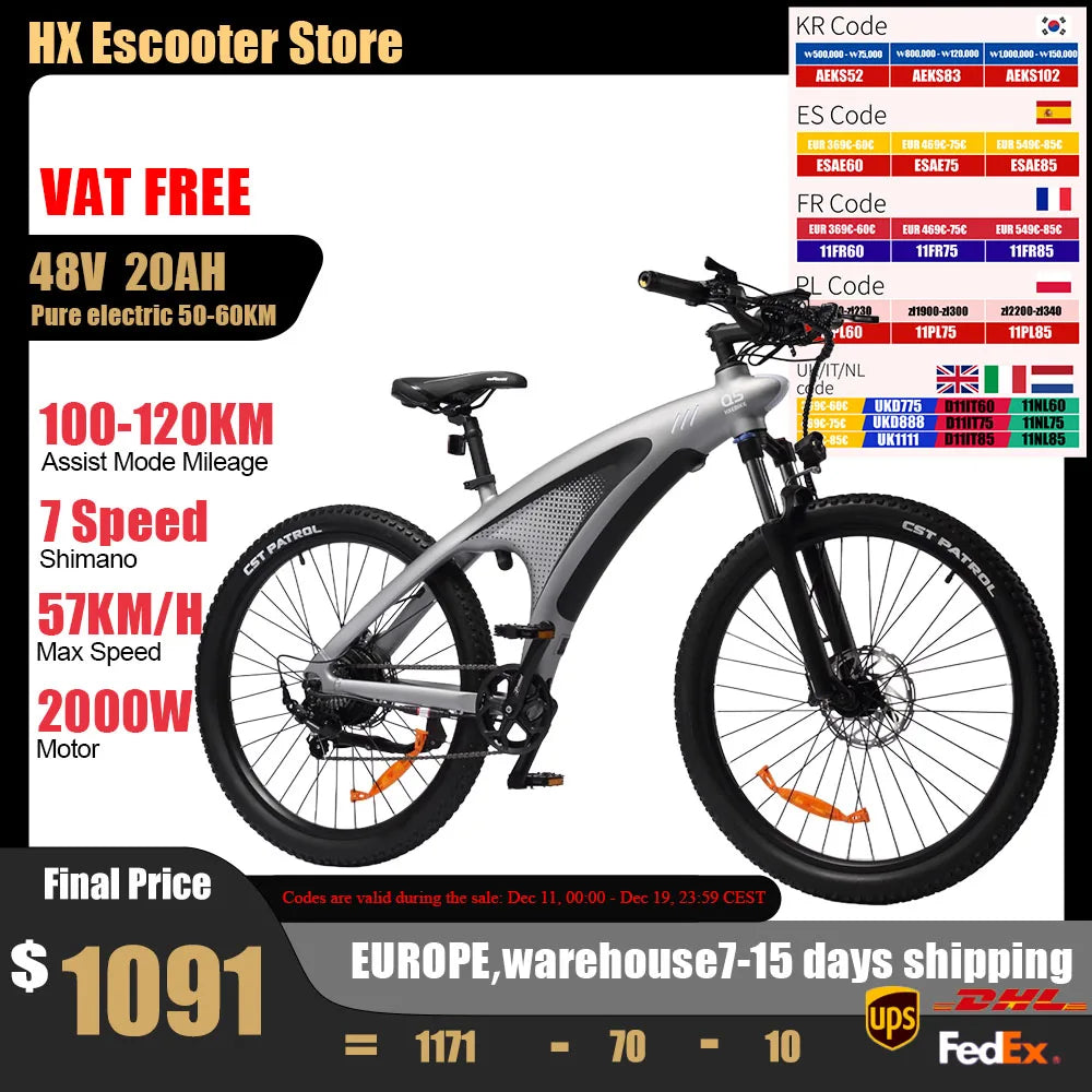 Ebike 2000W