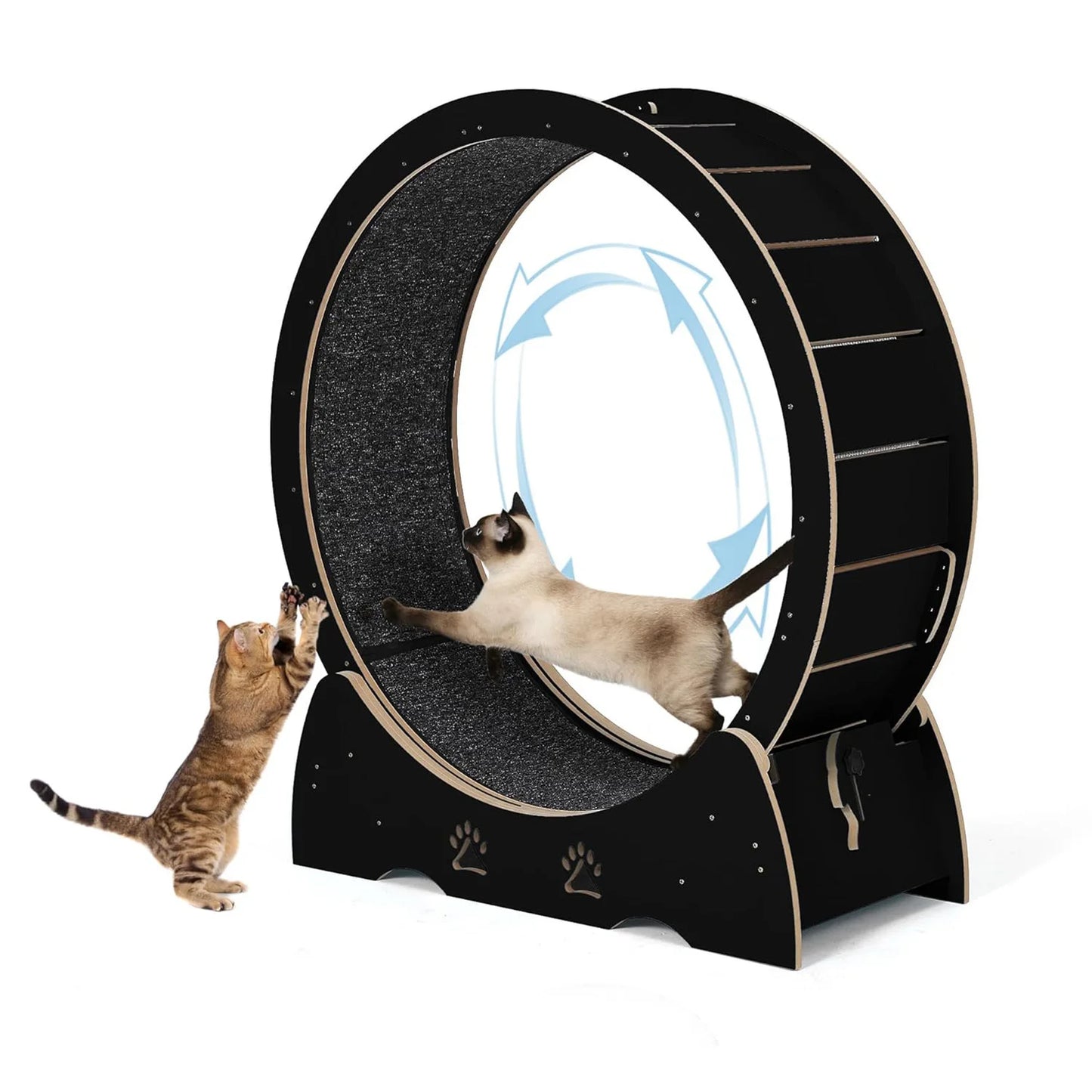 Wooden Cat Exercise Wheel