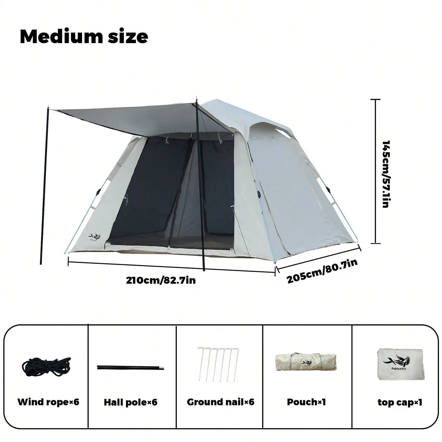 2-3 Person Camping Pop-Up Tent