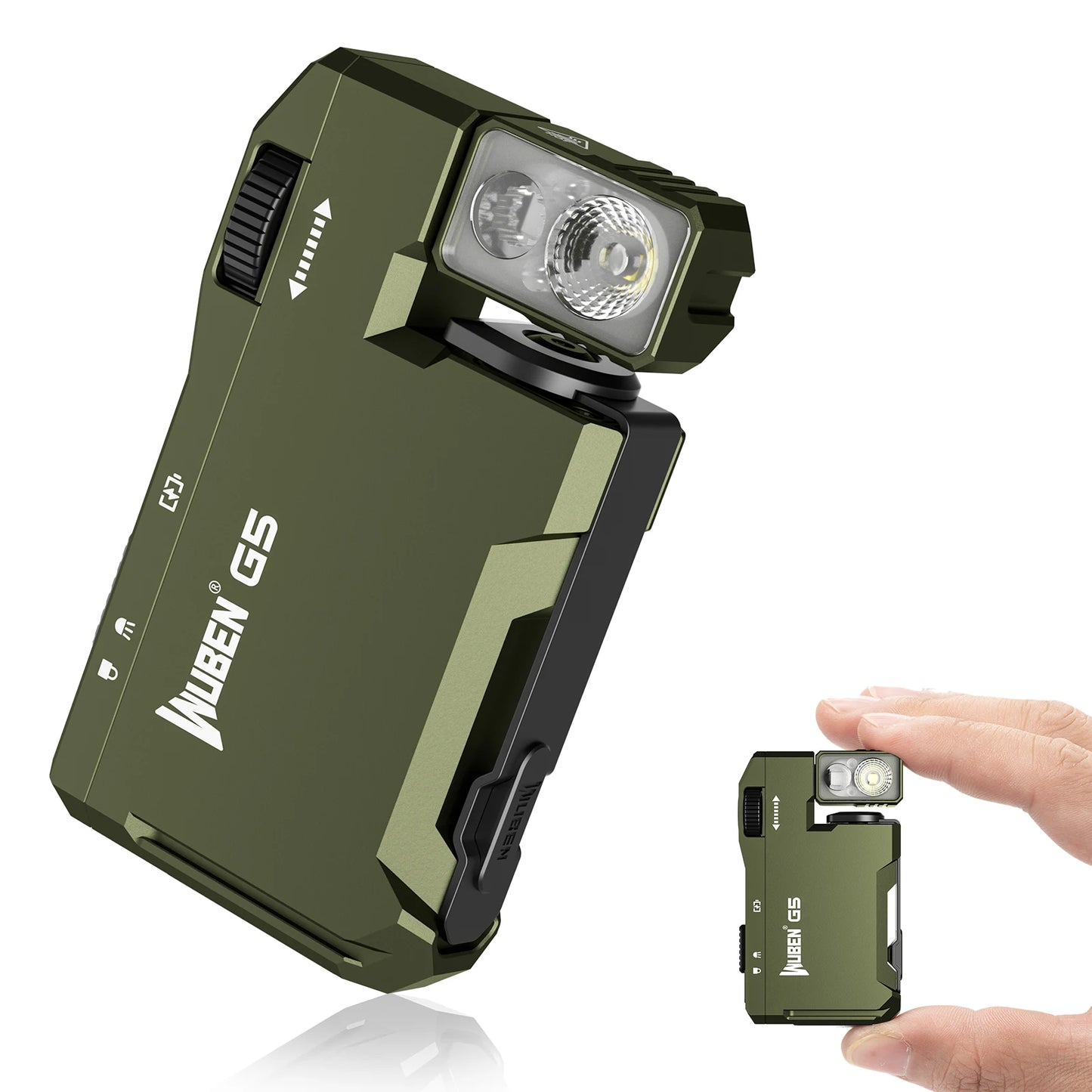 Magnetic Flashlight Rechargeable Keychain