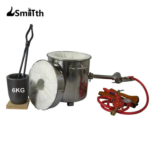 6 KG Gas Metal Melting Furnace