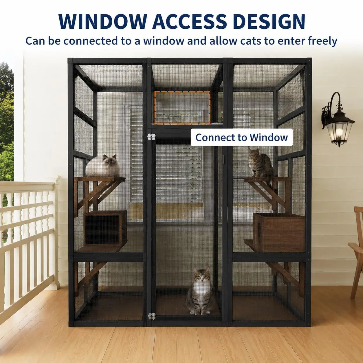 70in Outdoor  Cat Enclosure