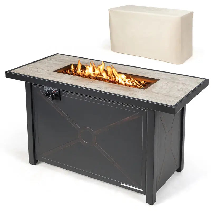 42 Inch 60000 BTU Propane Fire Pit Table