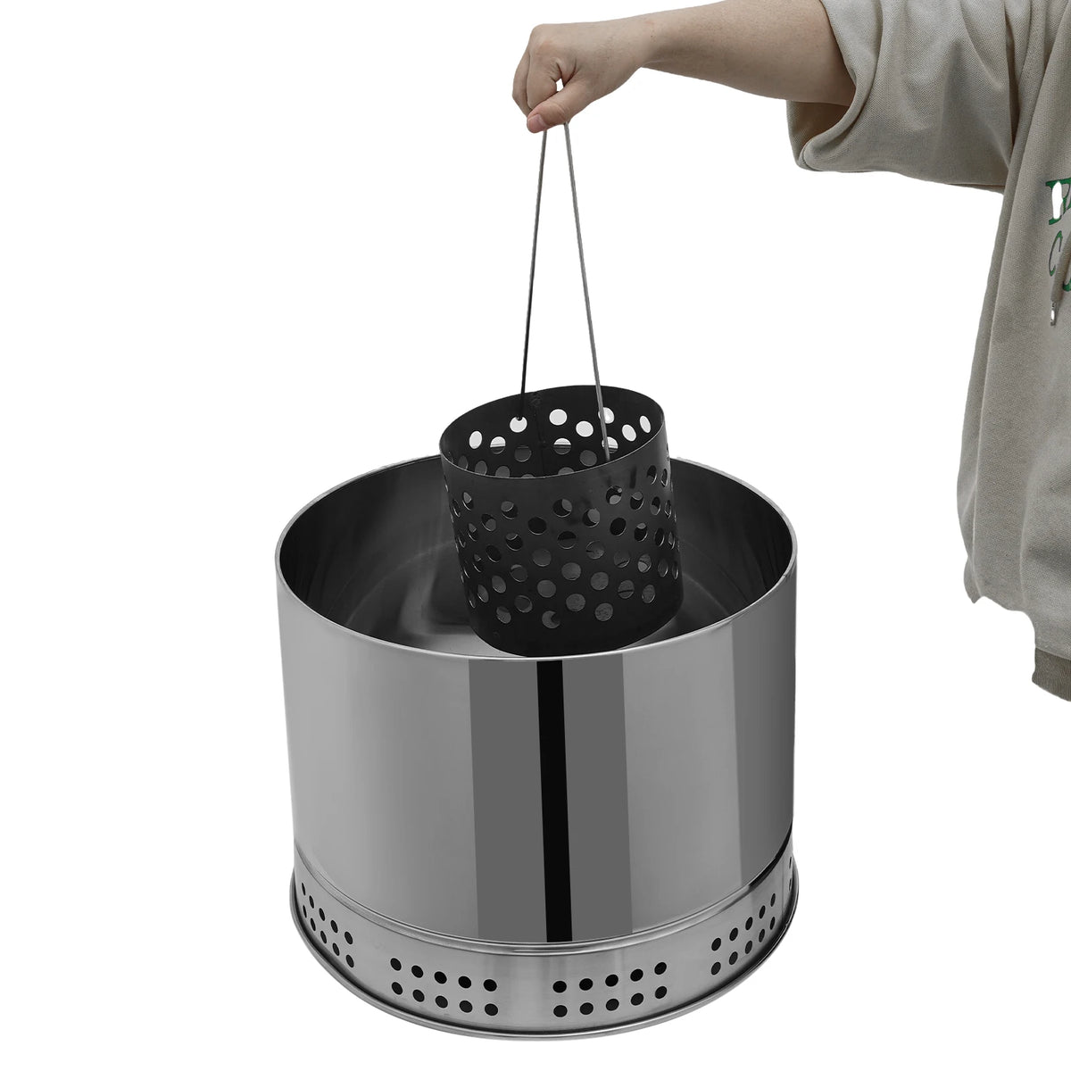 Freestanding Smokeless Charcoal Grill