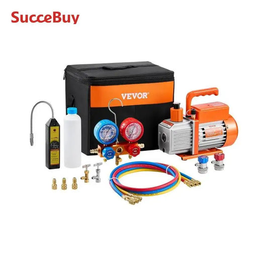 4.5 CFM AC Vacuum Pump and Gauge Set
