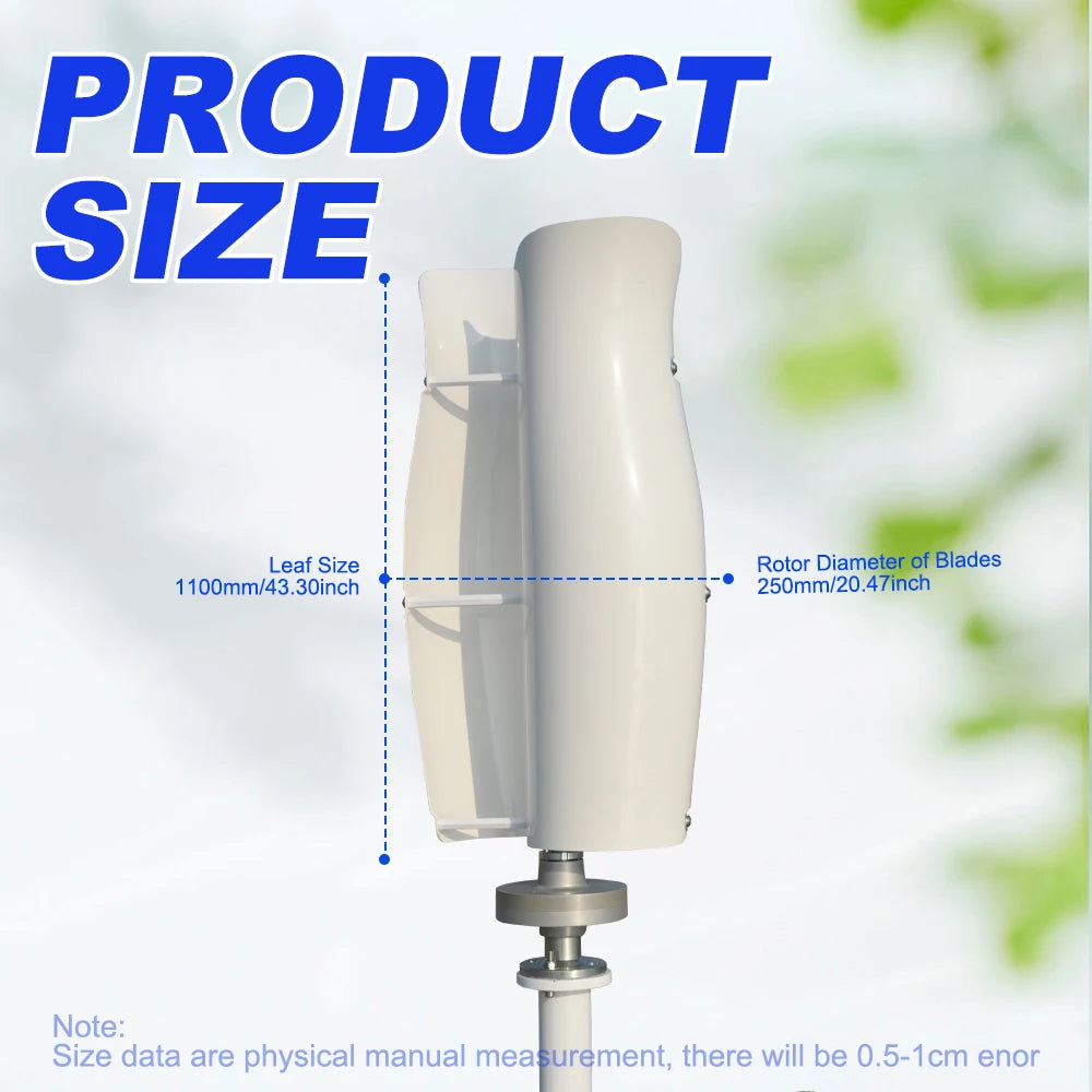 5000W Vertical Wind Turbine 12V/24V