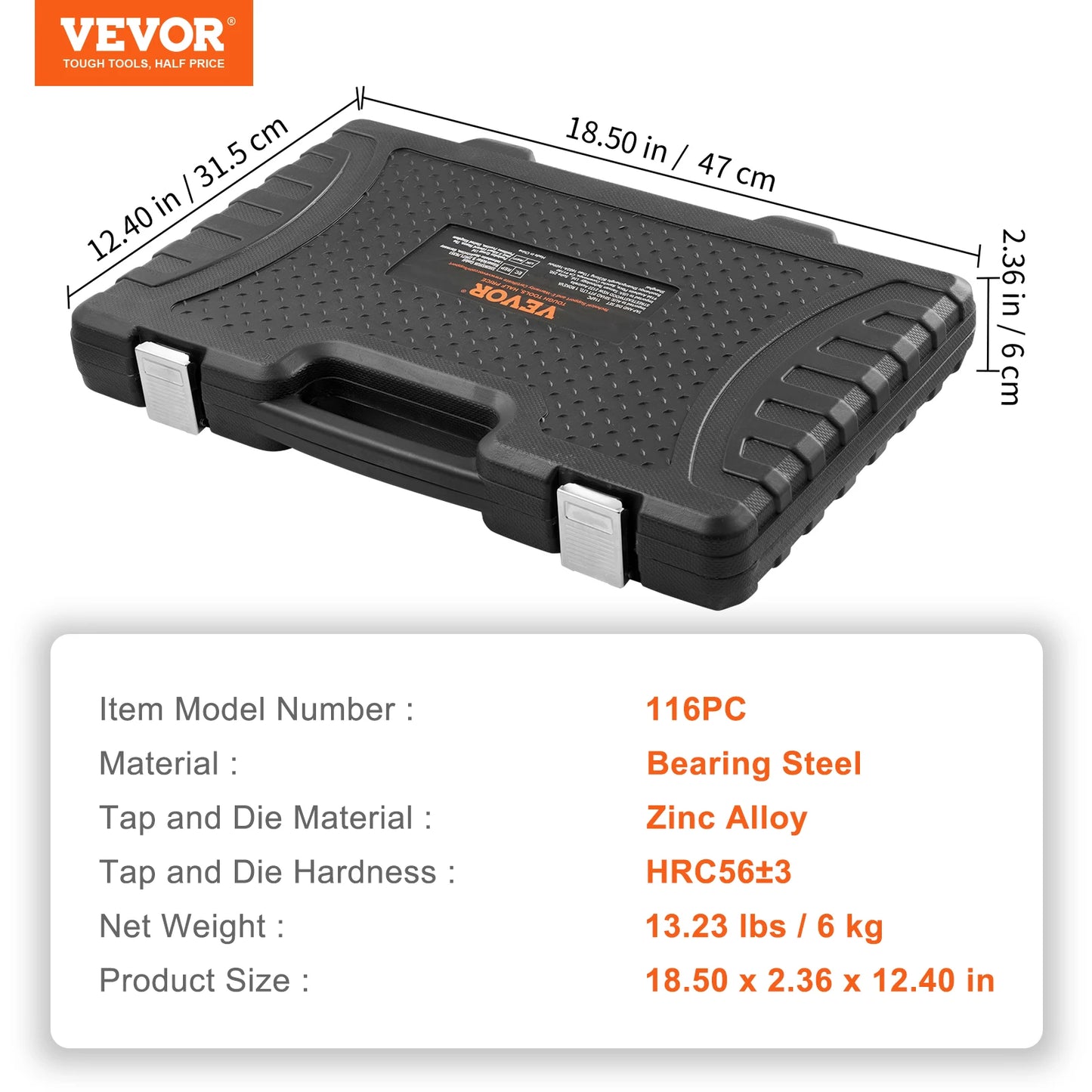 Tap and Die Set Metric SAE