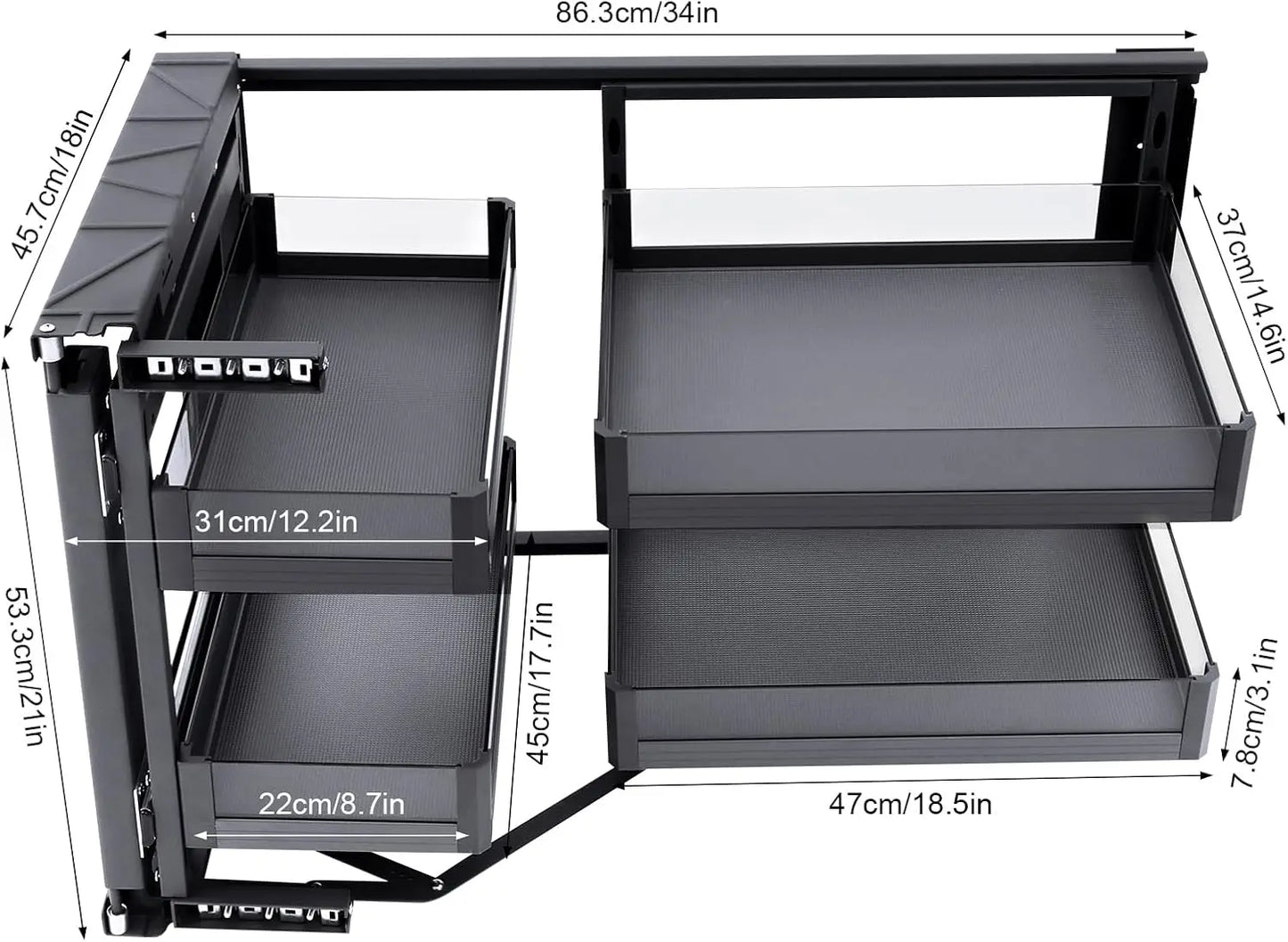 Corner Cabinet Pull Out Organizer