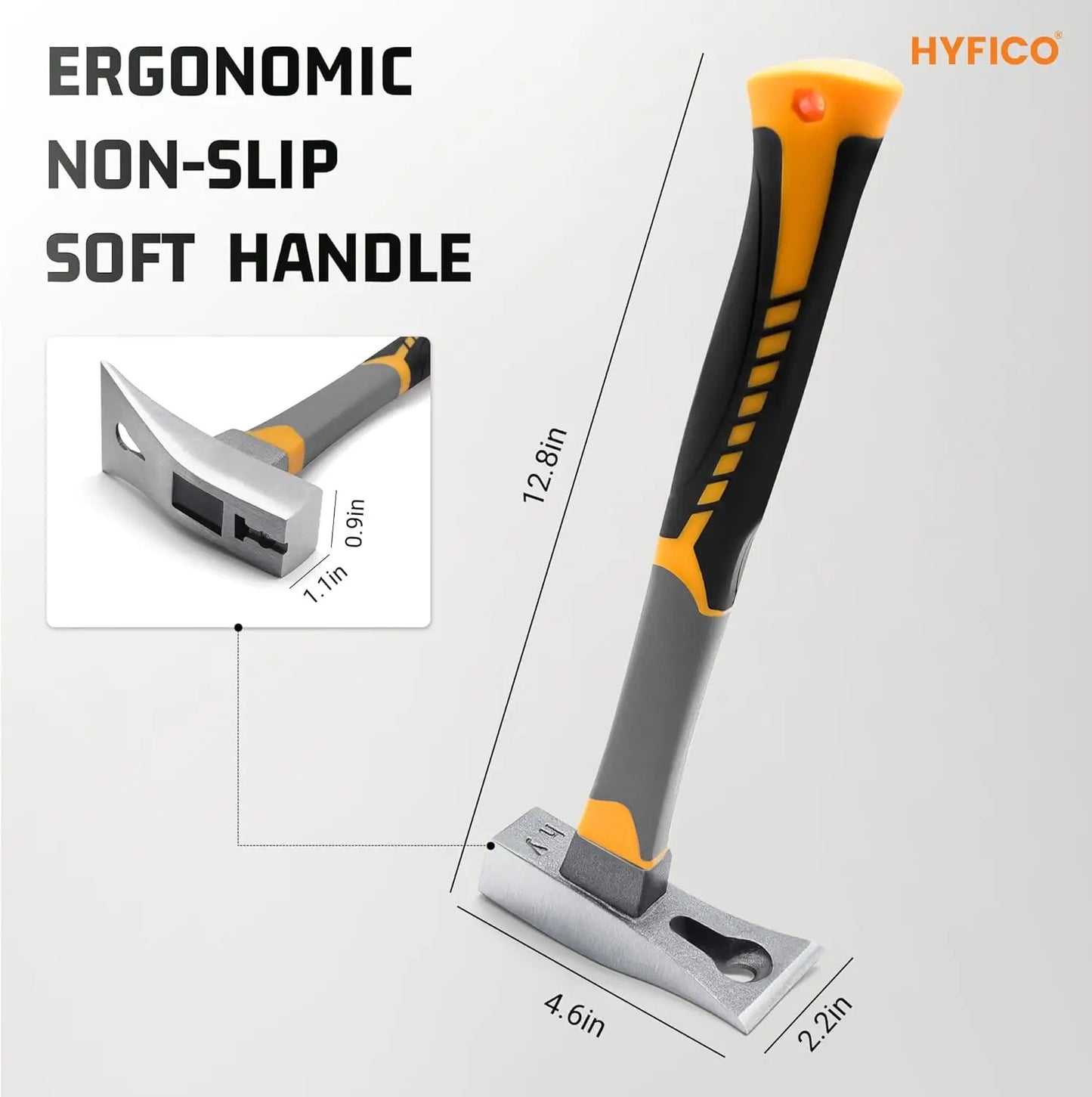 12.5" 18oz Pry Bar Hammer
