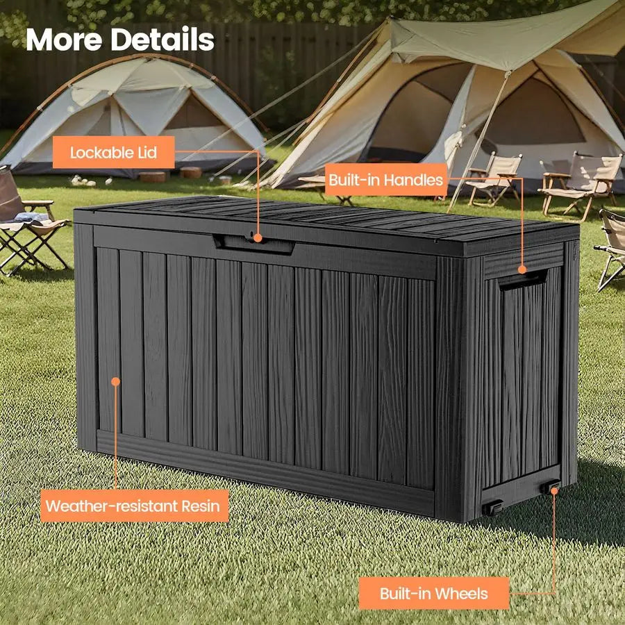 75 Gallon Outdoor Storage Box Waterproof