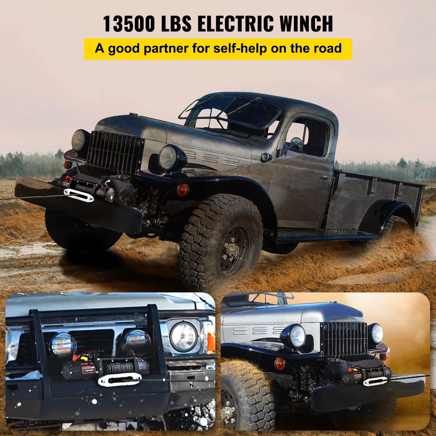 13500LBS Electric Winch 12v