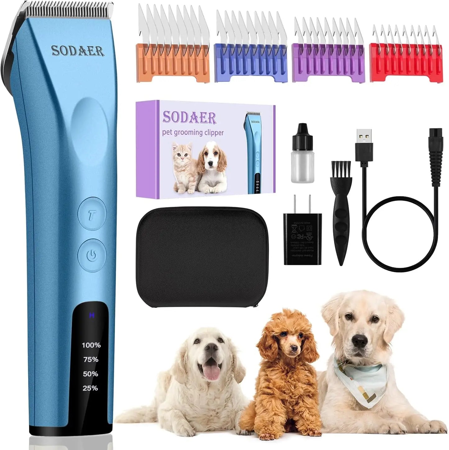 Professional Pet Cordless Grooming Kit