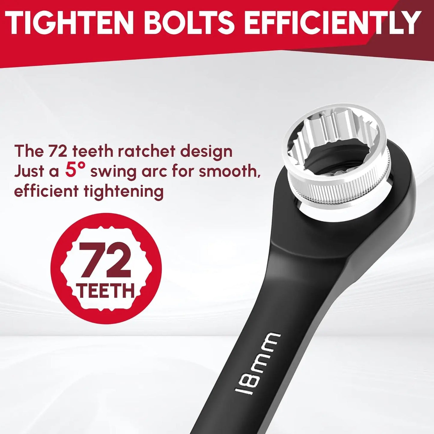 24PCS Ratcheting Wrench Set Metric & SAE