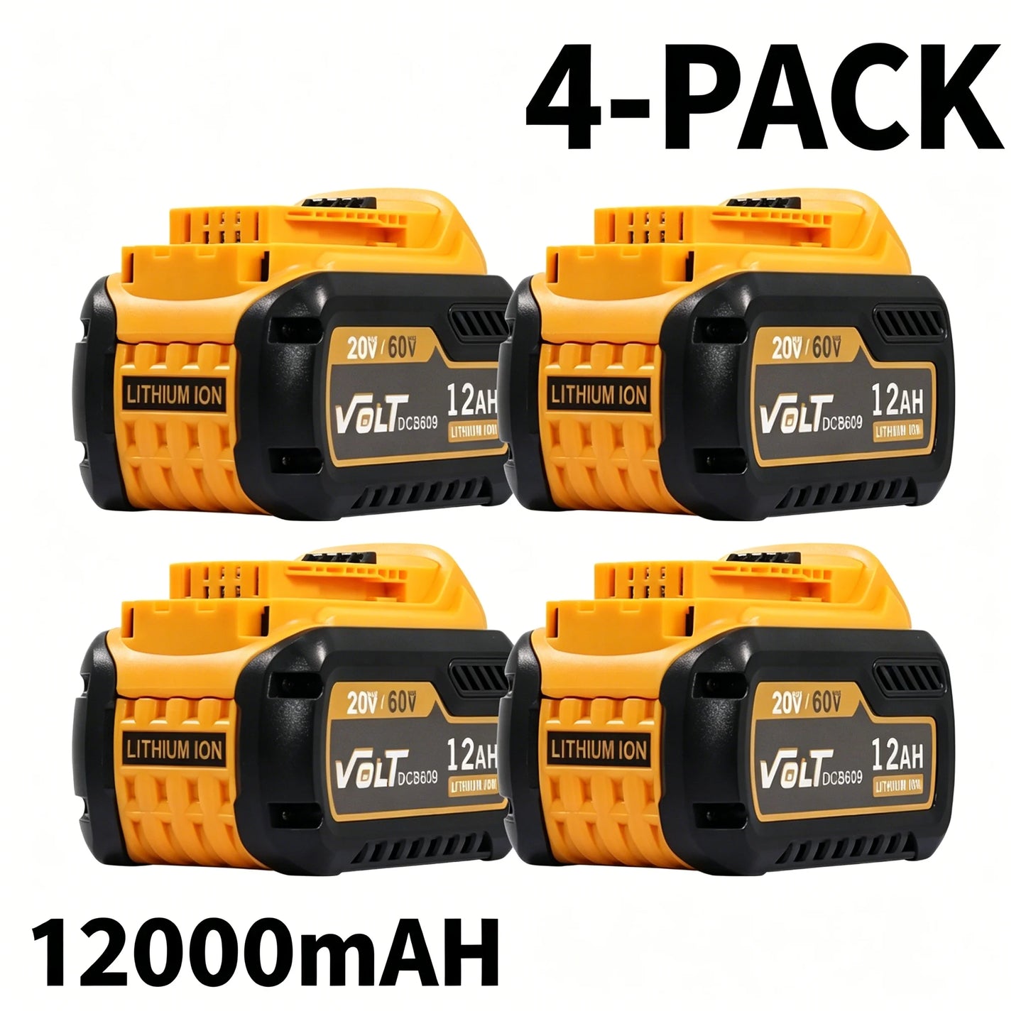 12.0Ah 20V/60V Lithium Replacement Battery for Dewalt