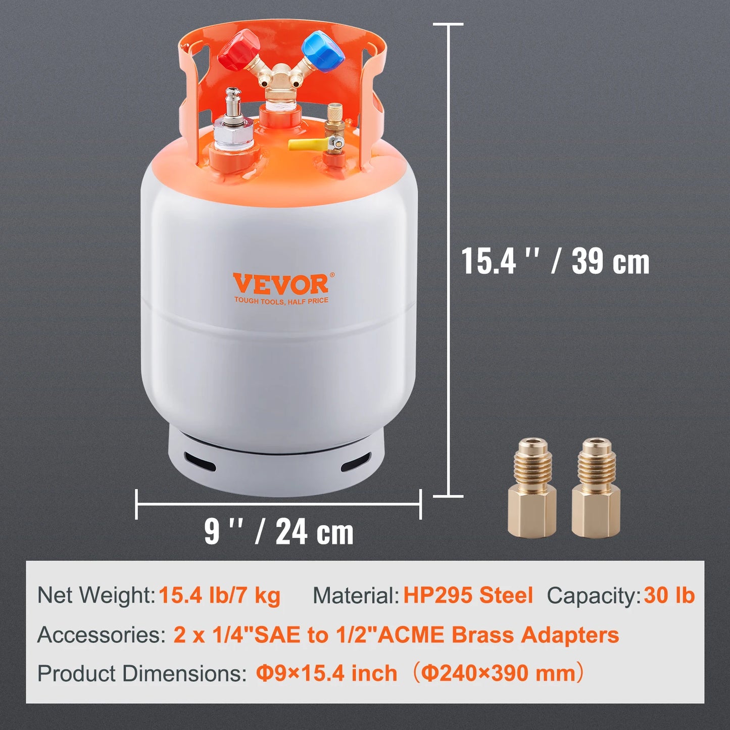 30 lbs Refrigerant Recovery Tank