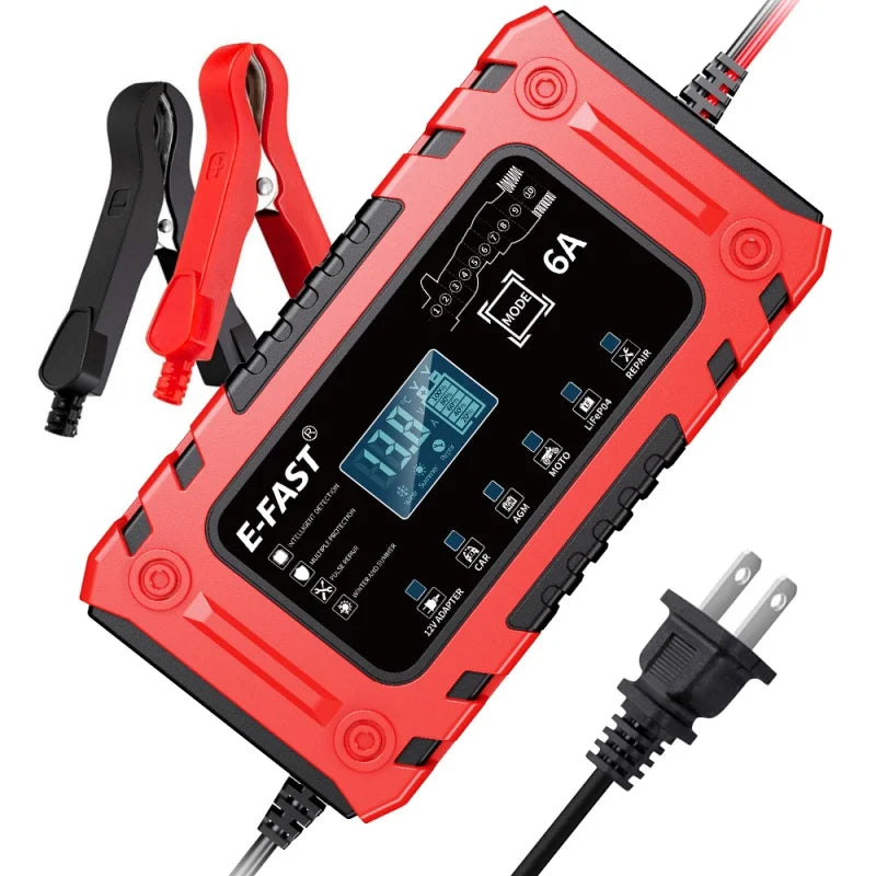 12V 6A Smart Battery Charger