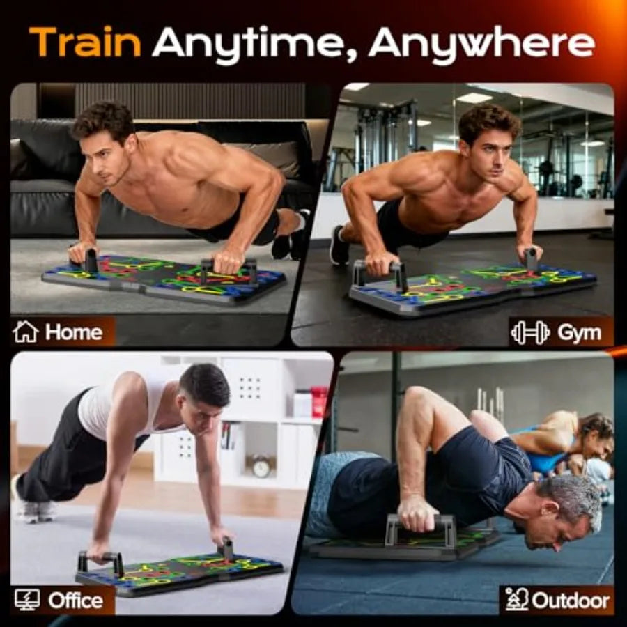 Push Up Board 26.2" x 13.8",  Workout Set