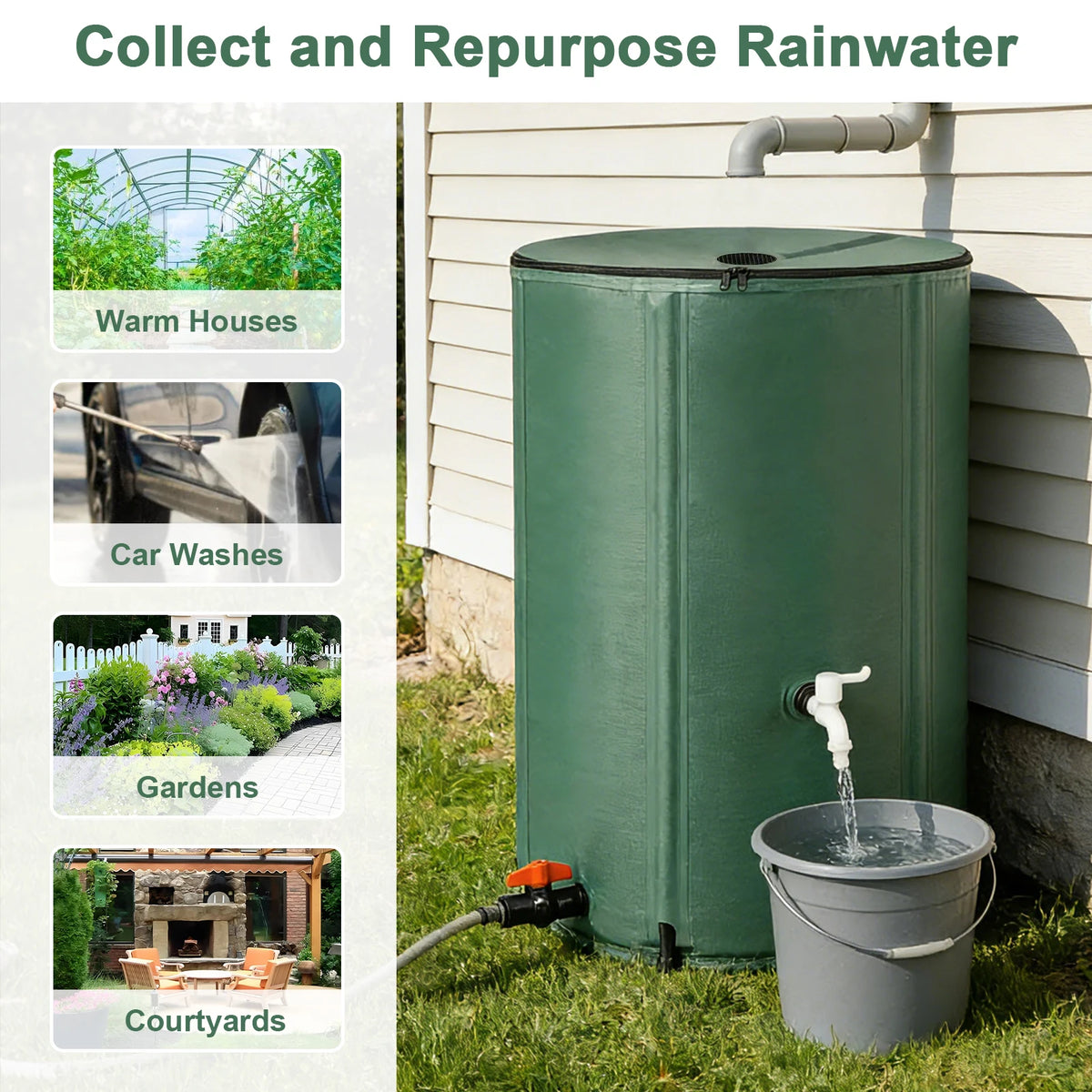 Collapsible Rain Barrel
