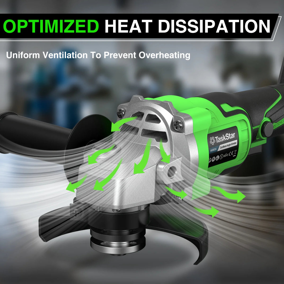 Electric Cordless Angle Grinder