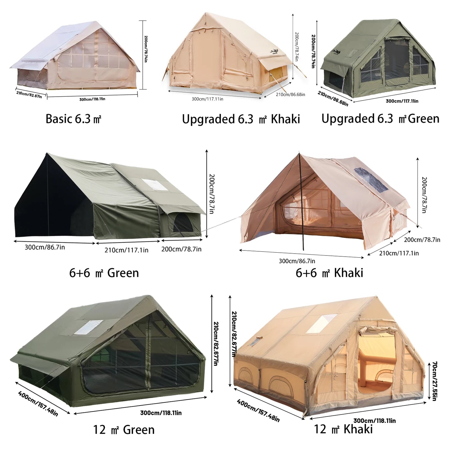 Large Inflatable Camping Tent