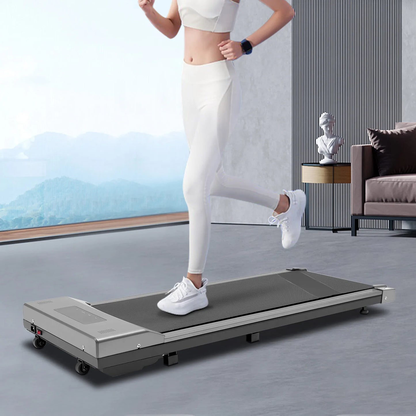 Electric Treadmill w/Remote Control and LED Display