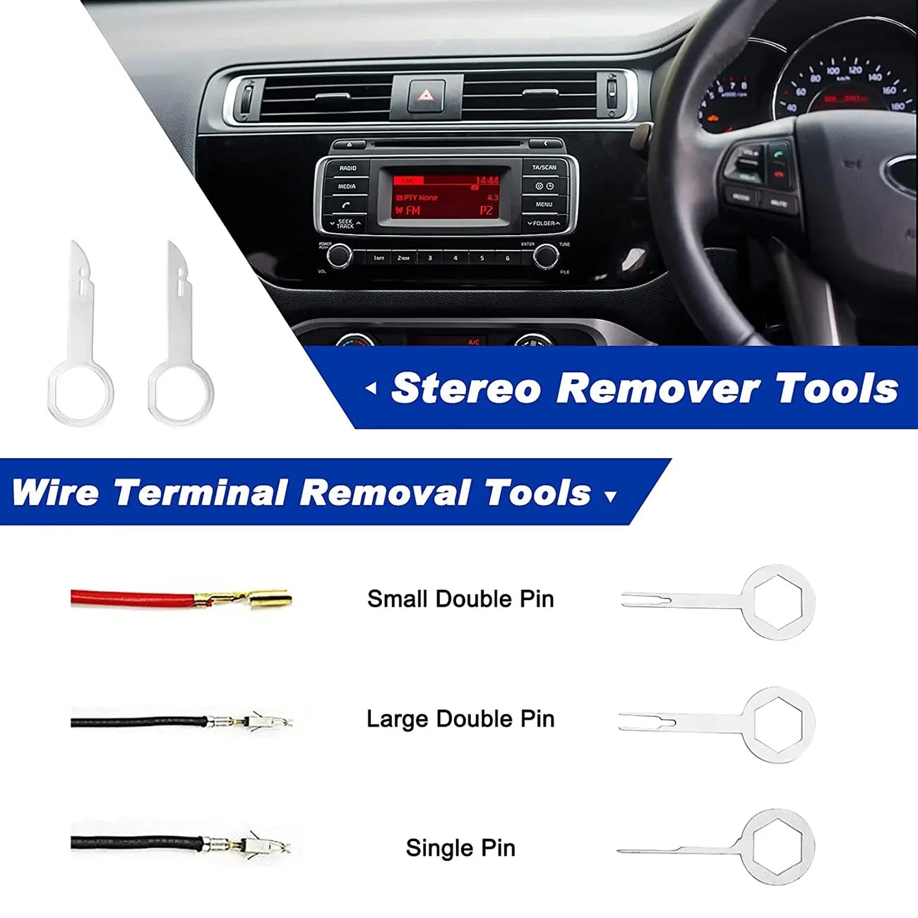 43Pcs Car Trim Removal Tool Set