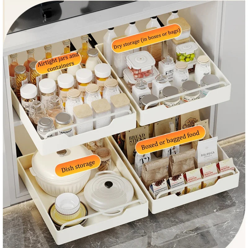 Cabinet Storage Rack Self-Adhesive