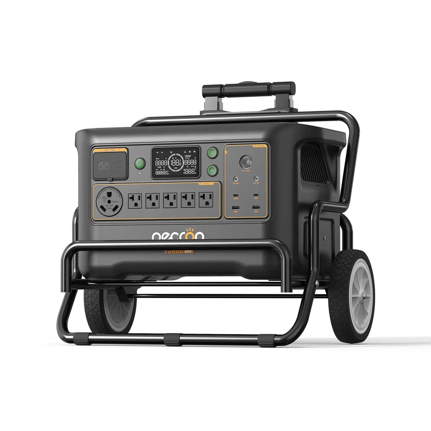 Portable Power Station Solar Generator, 3600W