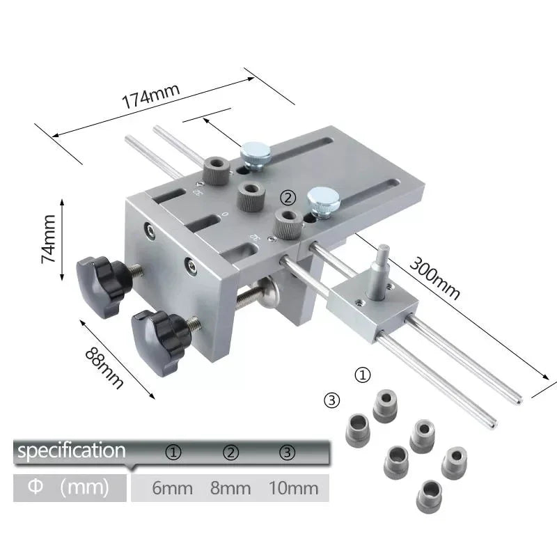 3 IN 1 Wood Dowelling Jig Kit