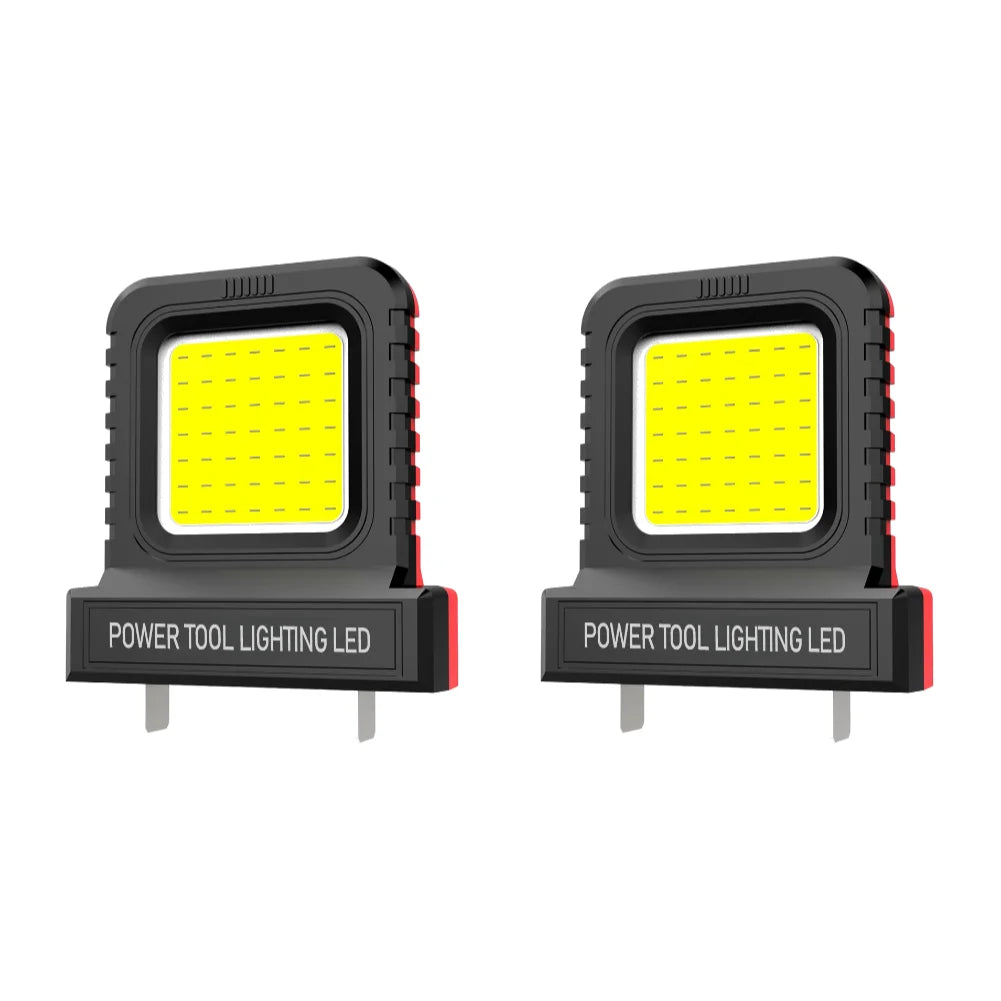 LED Work Light for Makita,Milwaukee,Dewalt,Bosch ,20V-21V Li-ion Battery