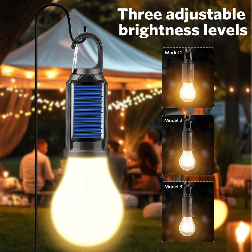 Portable Solar Camping Lantern USB Charging