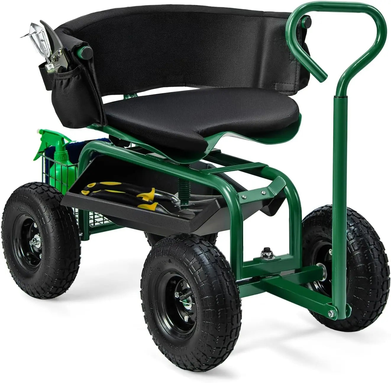 Garden Seat with Wheels
