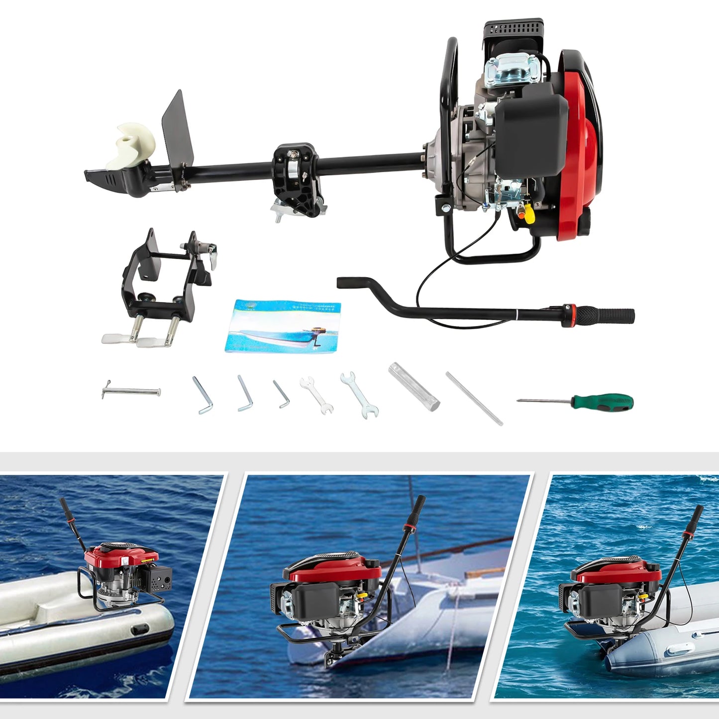 4 Stroke 8HP 196CC Outboard Motor