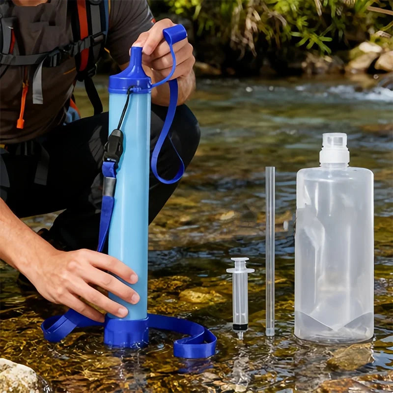 Personal Straw Water Filtration System