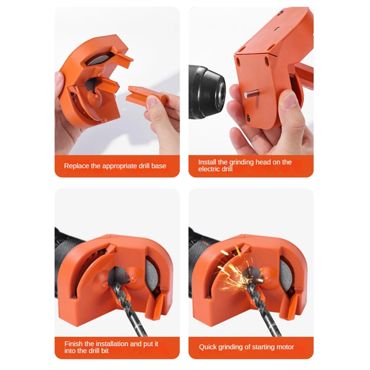 Drill Bit Grinding Sharpener/Drill Attachment