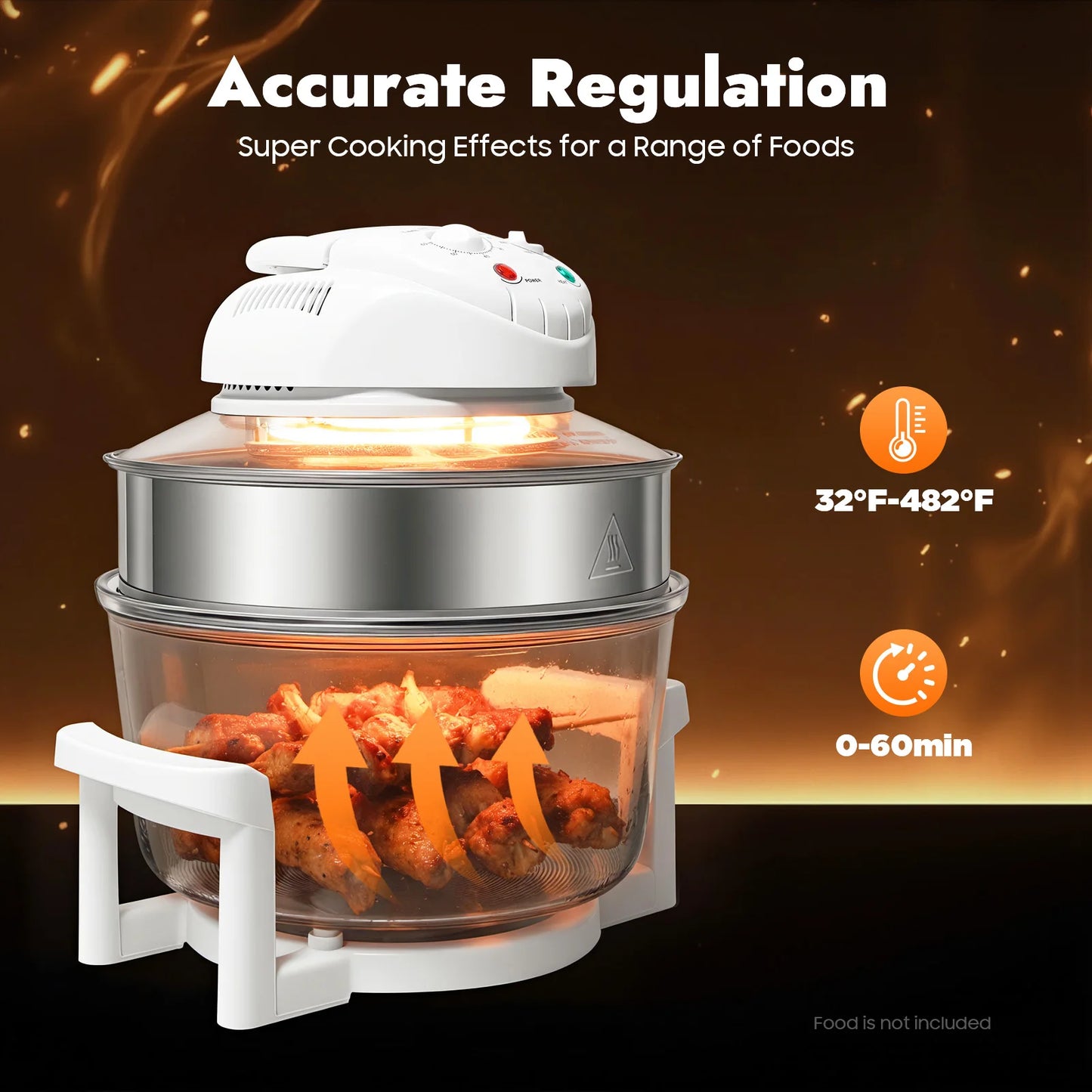 110V 17.96Qt Visual Air Fryer