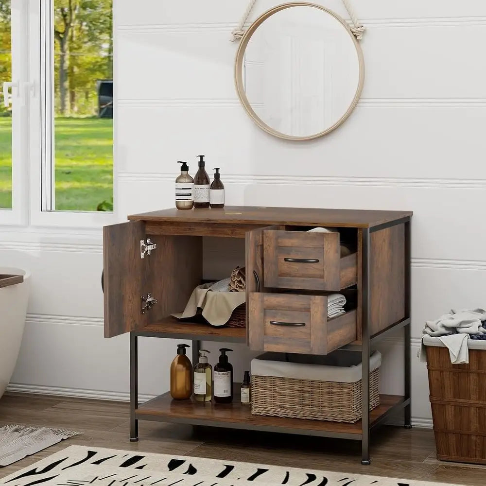 36" Bathroom Vanity with Sink Combo