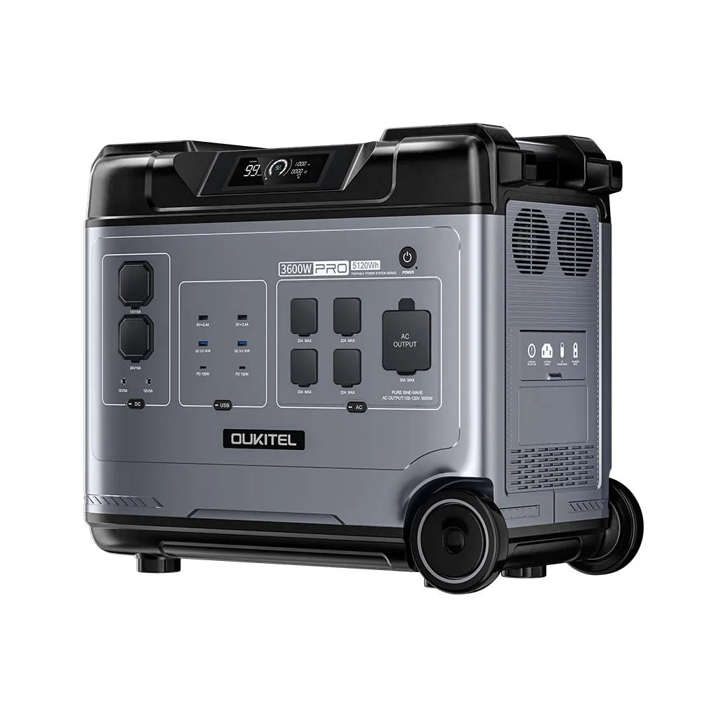 Portable Power Station 5120Wh Solar Generator