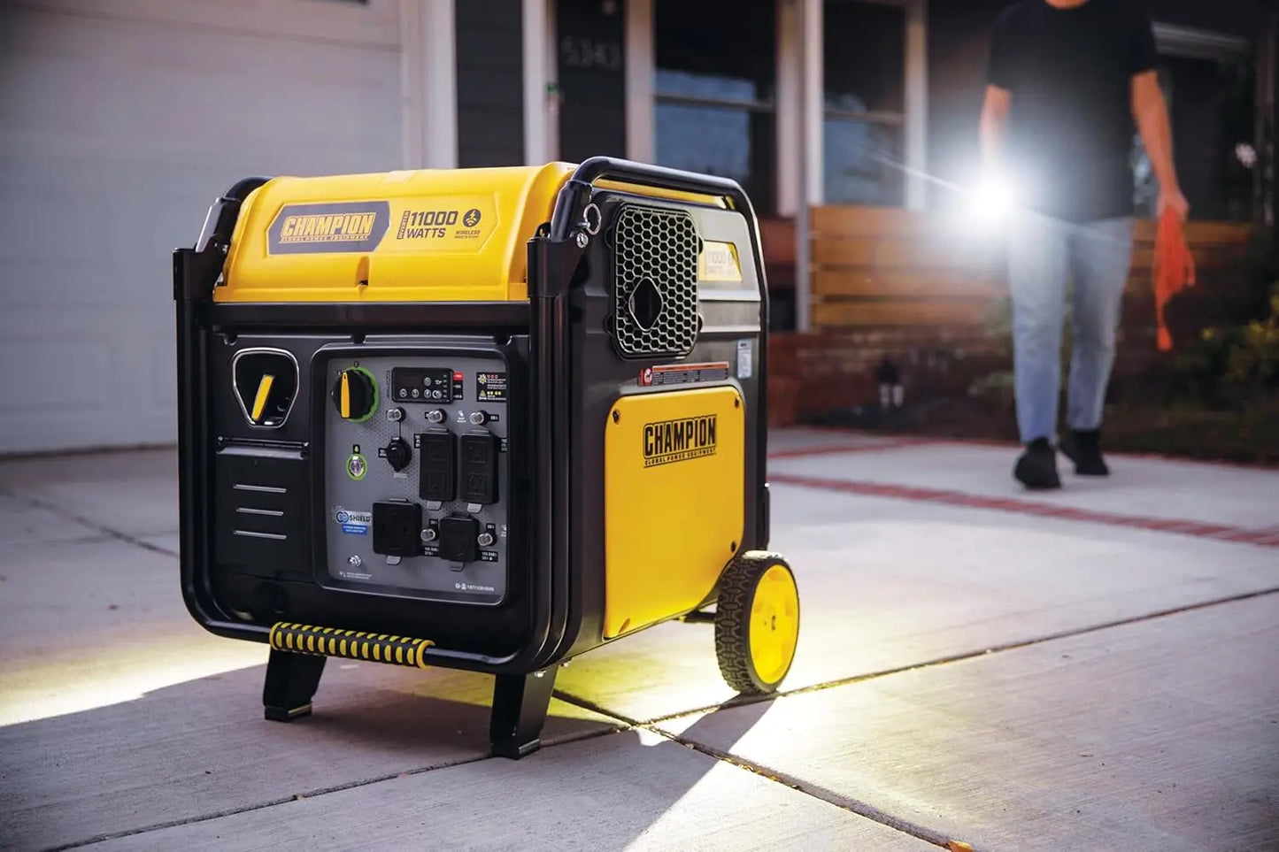 11,000-Watt Wireless Remote Start  Generator